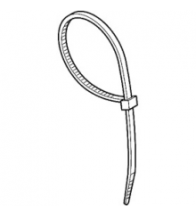 Pgl - Colson 368X4,8 Noir Nylon - 420155Z