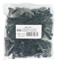 Reddy Spiraalplug voor kabelbinders zwart kunststof 100 stuks - 1236031487