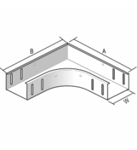 Vergokan - Courbe 90  H=60 L=100 - B90.60.100