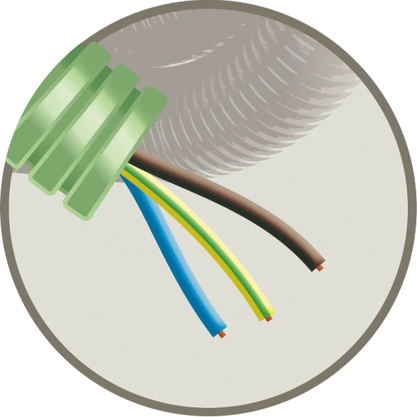 Tube precable sans halogene 16MM vob HO7Z1-U 3G2,5 par 100M