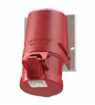 Mennekes Prise murale 32a4p6h400v rouge - M1348