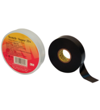 3M Ruban isolant PVC Scotch Super 33+ noir 38mm x 33m - 7000031512