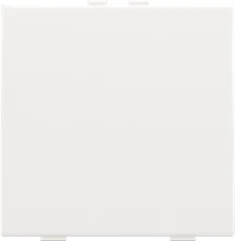 Niko Bouton-poussoir simple pour Niko Home Control, couleur white coated - 154-51001