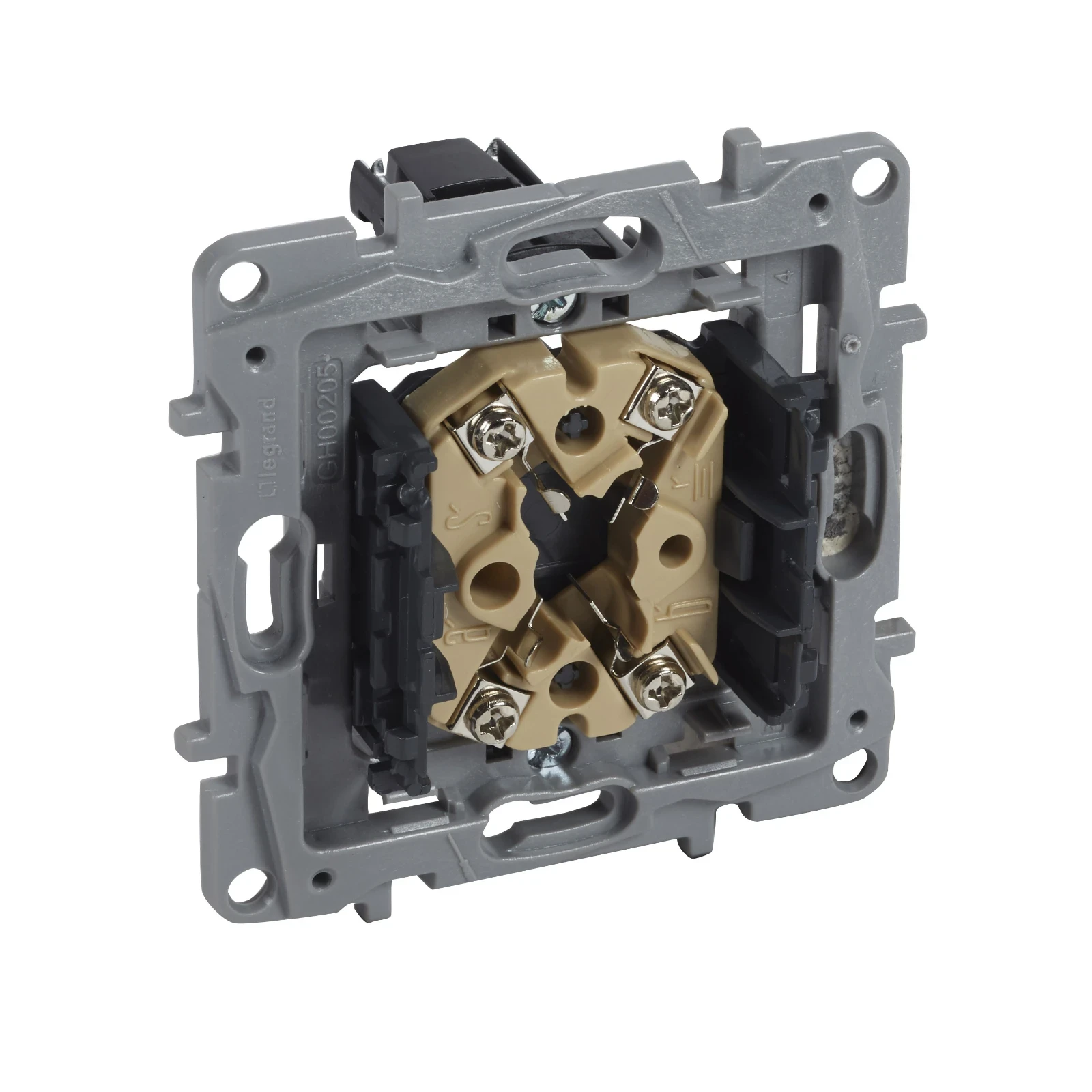 LegrandNiloé telefooncontactdoos Belgacom wit met spanklemmen - 664581