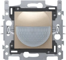 Niko Bewegingsmelder, 230 V, 8 m, 180°, wanddetector, voor inbouwdoos, champagne coated - 157-78010