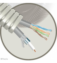 Preflex 16MM utp cat6 voor binnen - Preflex par 100M - RXELB1UTP6