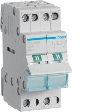 Hager Inverseur modulaire 2 poles 25 - SFB225