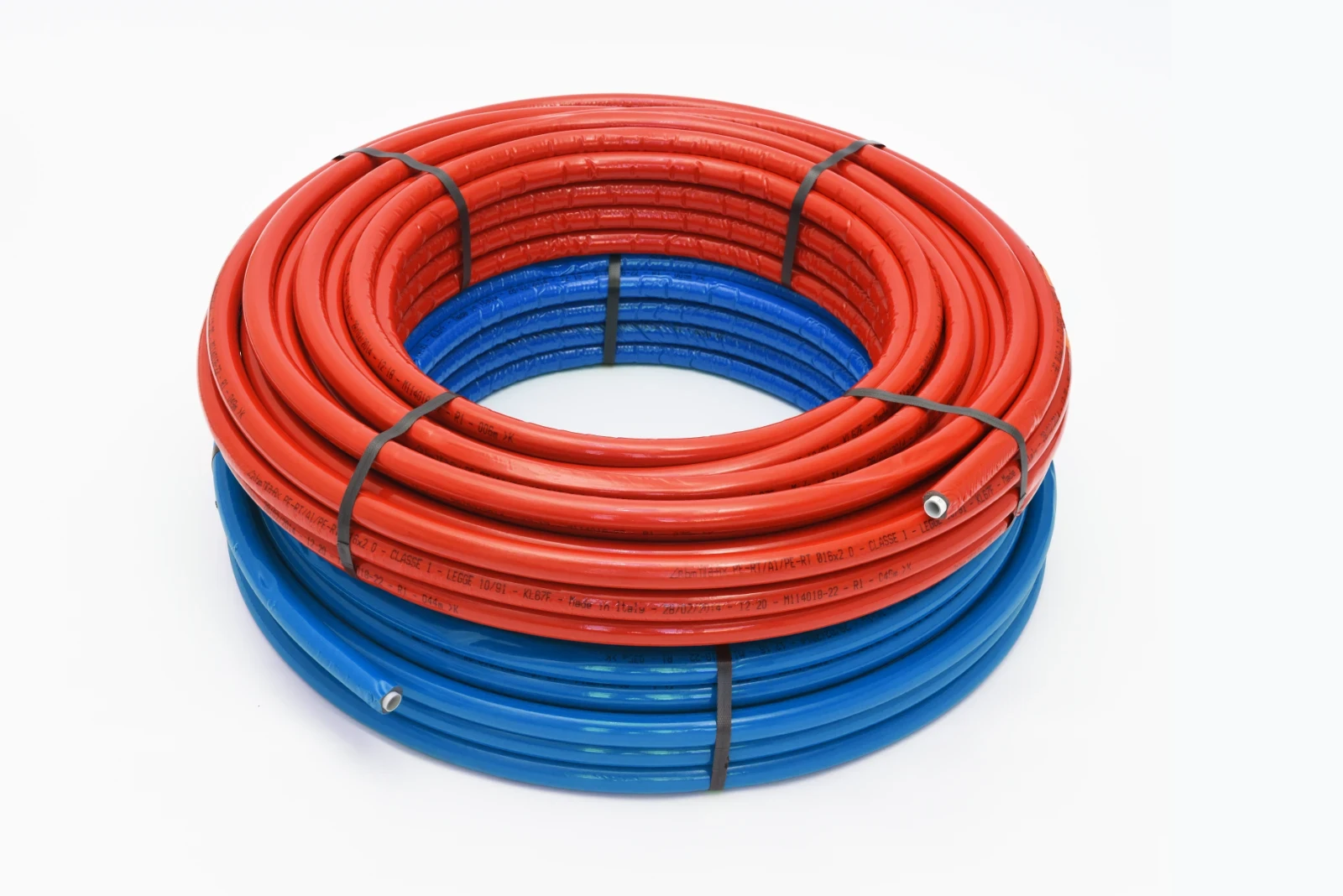 RBM Meerlagenbuis Tita-Fix PE-RT 26x3 mm blauw isolatie 6 mm rol 50 m - 1946.26.20