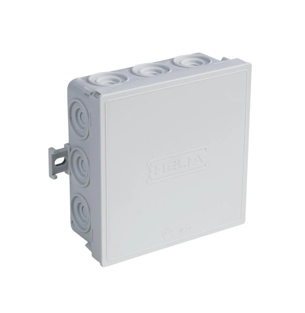 Helia - Boitier de montage en saillie L100B100H42 12 entrees IP55 - 256