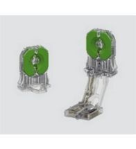 Huppertz Douille TL G13 blanche plastique fixation vis/encliquetage - 3249-12/S-TR