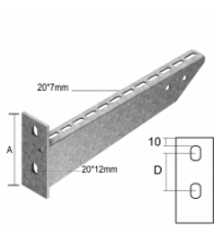 Vergokan - Console Murale Soudee 150Mm - Hdwk150
