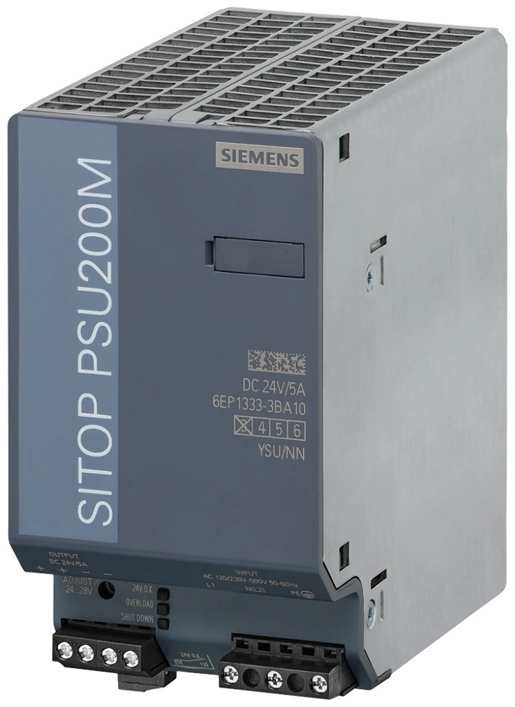 Siemens Sitop voeding PSU200M 5 A IP20 schroefaansluiting - 6EP1333-3BA10