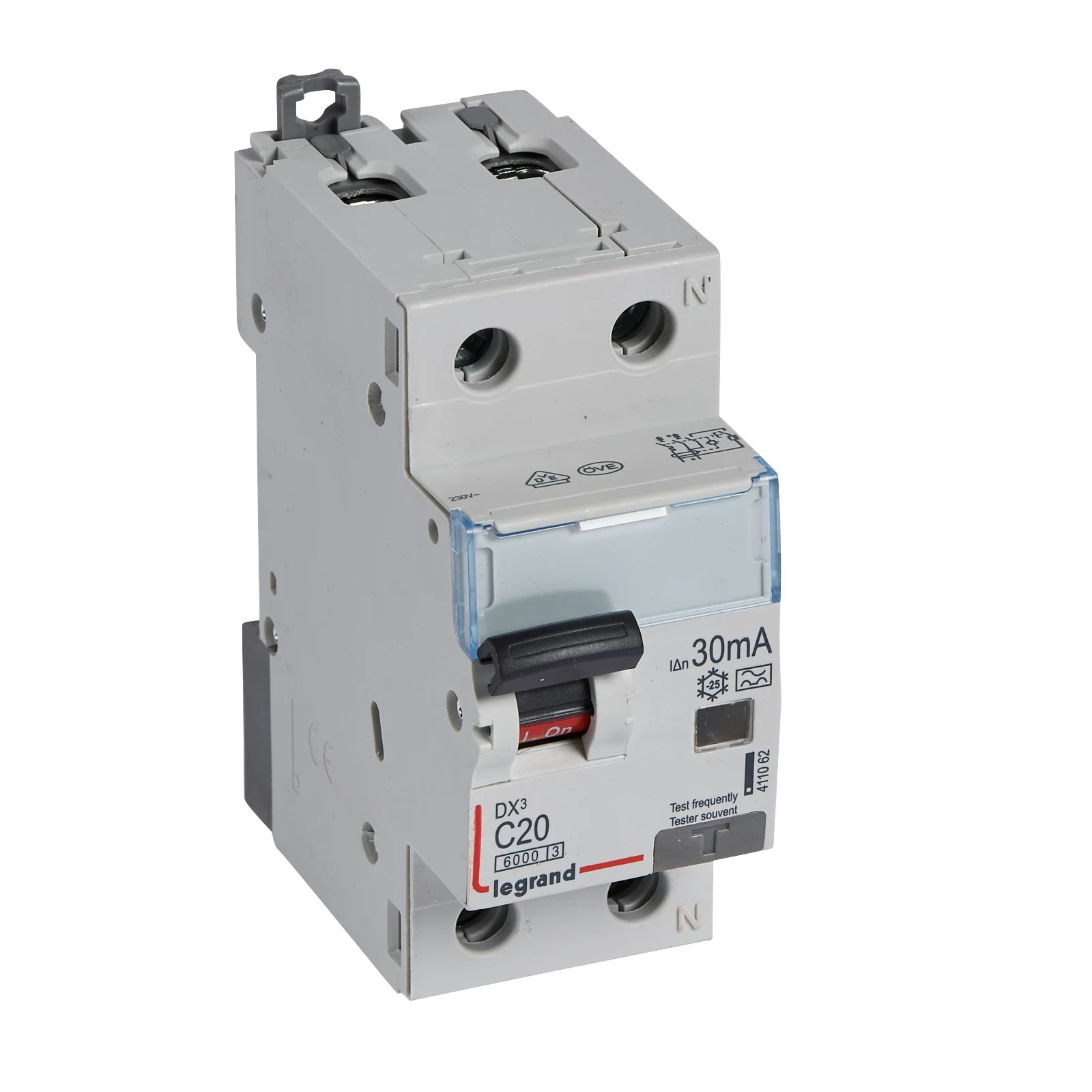 Legrand Disjoncteur differentiel dx3 phn 30ma c20 a - 411062