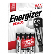 Energizer - Energizer Max Aaa Lr03 Bl4 - Maxaaabl4