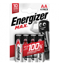 Energizer - Energizer Max Aa Lr06 Bl4 - Maxaabl4