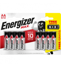 Energizer - Max Aa Lr06 Bl6+2 Pr - Maxaabl8P