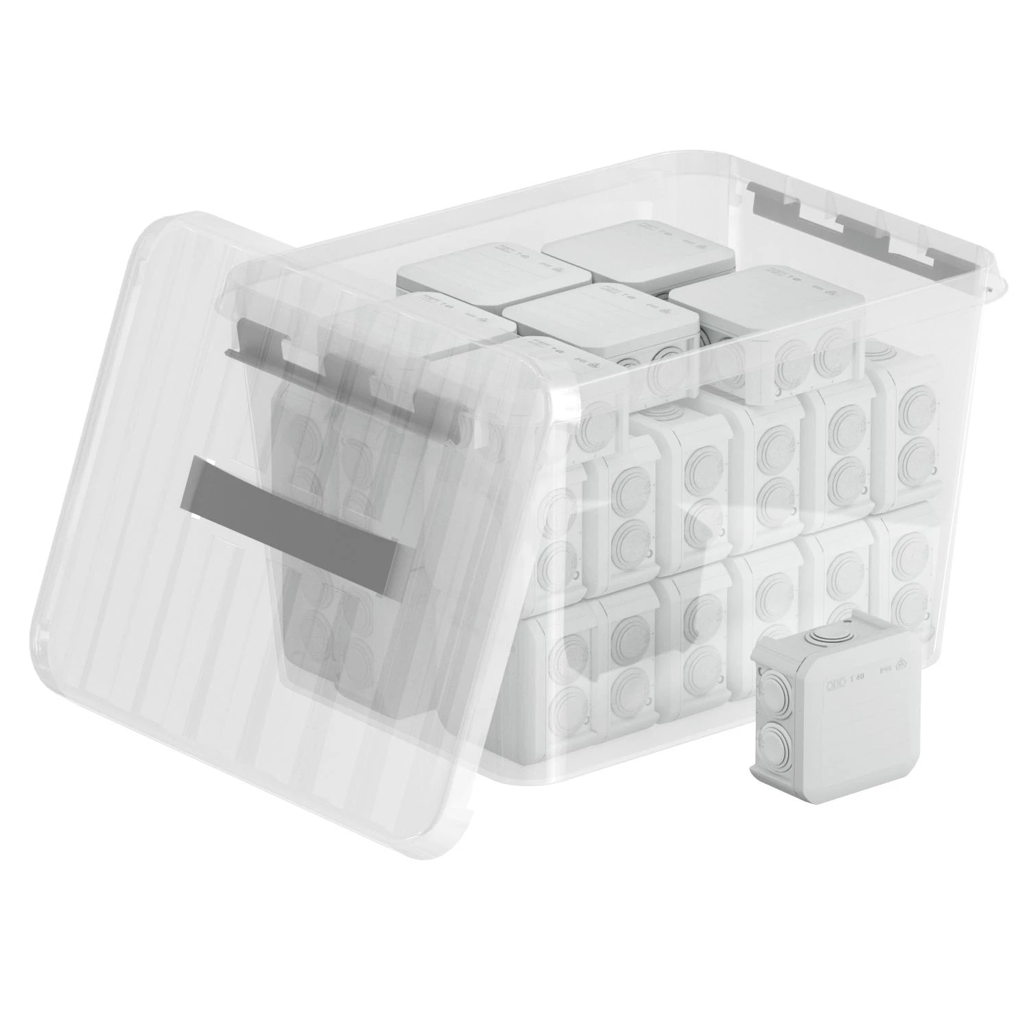 Obo Colli 35st kabeldoos t40 grijs - 2006964