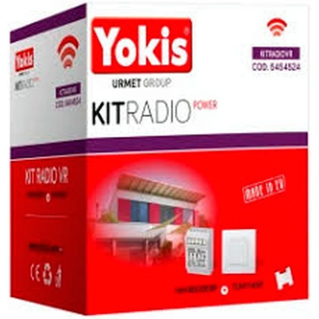 Yokis Kit radio RF 1 canal avec commande murale - 5454520