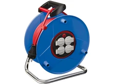 Brennenstuhl Kabelhaspel Bretec 50 m H05VV-F 3G1,5 4 stopcontacten - 1208864