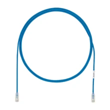 Patchkabel koper UTP CAT6A 28AWG blauw 2m RJ45 een-op-een - 07498300653