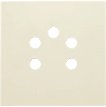 Niko Afwerkingsset voor 5-polige telefooncontactdoos, cream - 100-69001