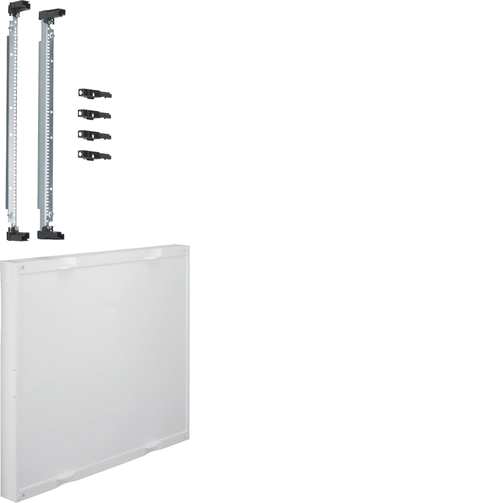 Hager Kit universel plastron plein 2 rangées 450 mm blanc - UD32F1