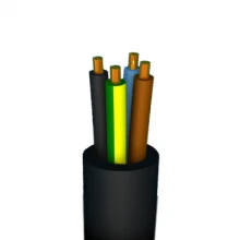 Cable H05vv-f eca 4g1,5 300/500v - VTMB4G1,5BKR100