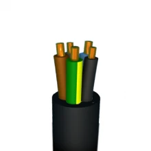 Cable H05vv-f eca 5g2,5 300/500v - VTMB5G2,5BKR100