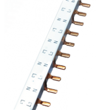 Teco - Guides peigne avec broche 4P 16MM2 54 modules L1+N/L2+N/L3+N - T16456PE