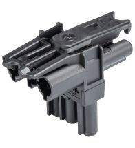 Wieland Connecteur en T Gesis GST18i3 3 pôles 1 entrée 2 sorties noir 250/400 V 20 A IP40 sans halogène - 92.030.3053.1