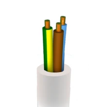 Cable H05vv-f eca 3g1 300/500 v r50 - VTMB3G1WHR50
