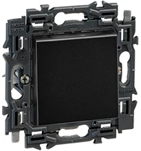 Legrand Valena Next kruisschakelaar 10AX volledig apparaat zwart met spanklauwen - 741745