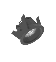 Illuxtron - Linea 75 Hv-Fd Cs Black 10.3W - 912A03Bl5C02