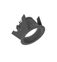 Illuxtron - Linea 75 Hv-Fd Cs Black 10,3W - 912A03Bl5D02