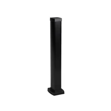 Legrand Mini-colonne à clippage direct (couvercle 45 mm) - 1 compartiment à 2 faces pour le montage d'appareillage - longueur 0,68 m - noir RAL 9017 - corps en aluminium - couvercle complet en PVC- 653005