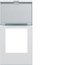 Hager Enjoliveur prise RJ45 porte-etiquette 1M blanc polaire - WXD205B