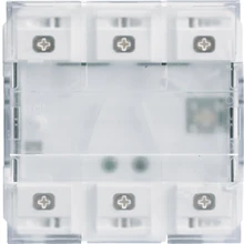 Hager Mécanisme Knx 6 boutons-poussoirs avec LED - WXT316