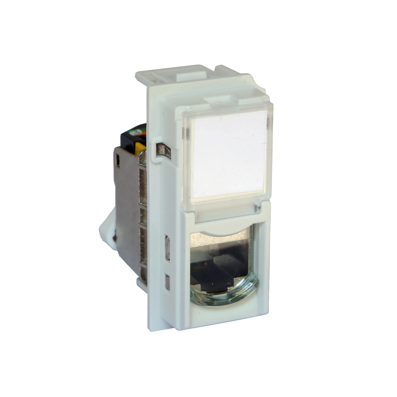 Bticino Prise RJ45 Living Now UTP CAT6A encastrée blanc 1 module IP20 - KW4279C6A