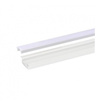 Integratech Profiel rsl7 wit 2m matte plex - RSL7W-M2