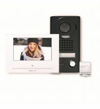 Aiphone - Kit video montage en surface noir avec moniteurs 7" Wi-Fi - A01008424