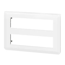 Legrand Mosaic plaque 2x8 mod blanc - 078837L