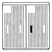 Abb Eh3 ap2 kast din 2 1125x1115x320mm - 4TBE843182C0100