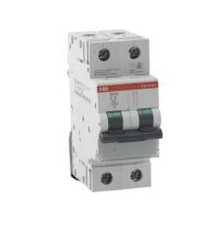 ABB Disjoncteur modulaire 2P courbe C 4 A 3 kA 400 V AC IP20 - 2CDB101201R0044