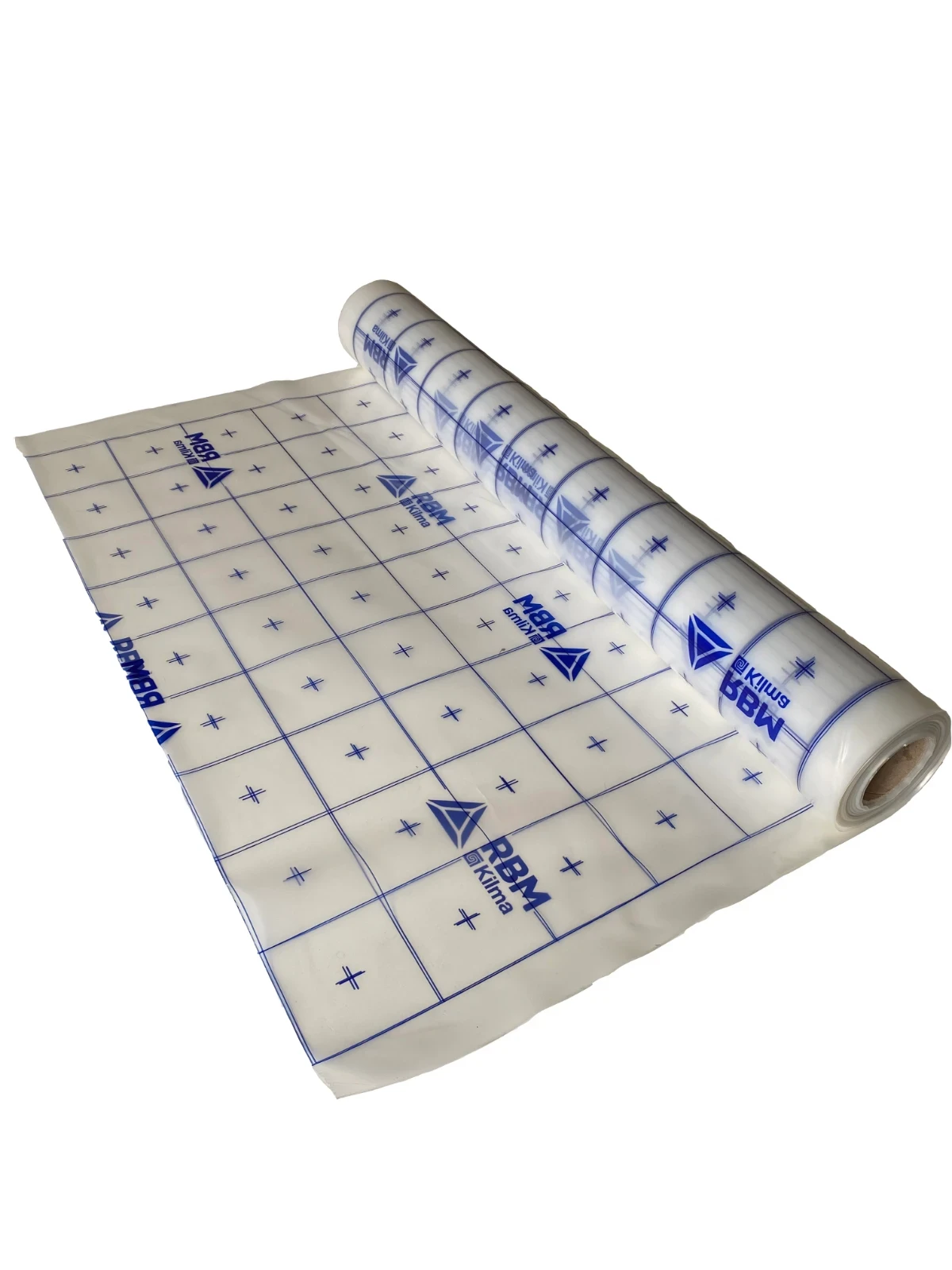 RBM Kunststof folie PE gerecycleerd raster 50 mm 120 m² transparant - 7782092R