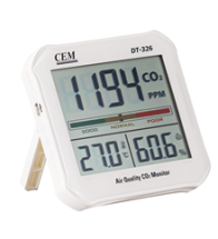 Bpp blauw point CO2-monitor luchtkwaliteit wit LCD micro-USB voeding 5 V DC - DT-326