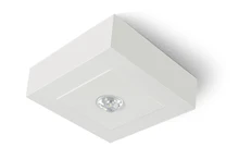 Linergy Noodverlichting LED wandmontage wit IP42 autotest 4,5 W 360 lm 1 h - L8123-B-BOX