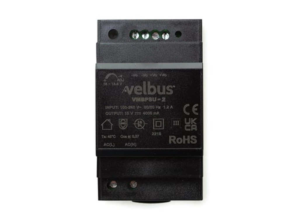 Velbus - Dinrail Power Supply 150Vdc 4A - Vmbpsu-2