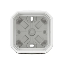 Legrand Plexo opbouwdoos voor 1 mechanisme - 2 membraan ingangen IP55 - IK08 - wit - 069689L