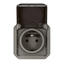 Legrand Plexo prise 2p+t bornes auto - 069891L