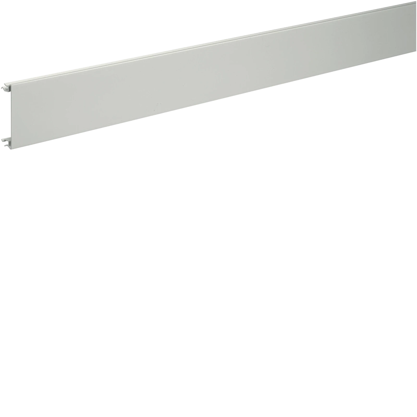 Hager Couvercle pour goulottes d'installation BRHP, RAL9016 sans halogène - L = 2 m - BRHP08029016